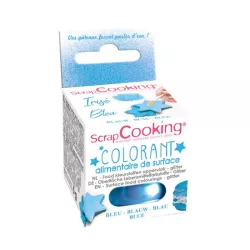 5 g di colore di superficie blu glitterato
