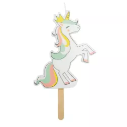 Einhorn Kerze gross