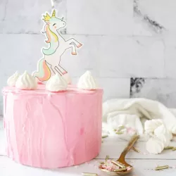 Einhorn Kerze gross