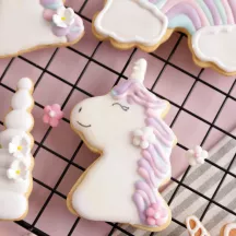 4 Cookie Cutters Unicorn, Stainless Steel, 4-Piece