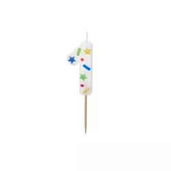 Confetti Bougie Chiffre 1