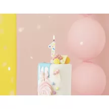 Confetti Candle Number 1