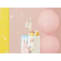 Confetti Candle Number 4