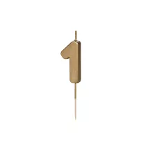Bougie dorée numéro 1
