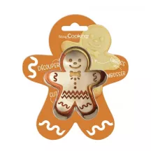 Cutter + embosser "Gingerbread man"