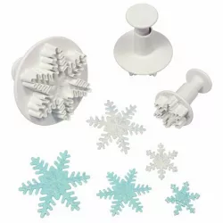 Set di tagliabiscotti Fiocchi di neve, 3 pezzi