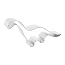 Cookie cutter Brontosaurus, stainless steel, 15 x 7.5 cm