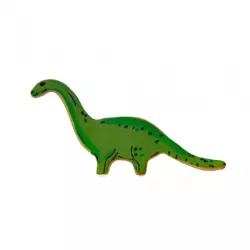 Tagliabiscotti Brontosauro, acciaio inossidabile, 15 x 7.5 cm