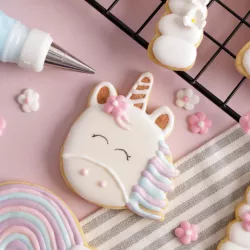 Set d'emporte-pièces licorne, 2 pièces, plastique