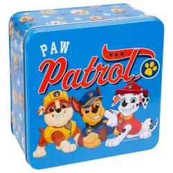 Cookie tin Paw Patrol blue 21×21×10 cm – Storage tin for cookies and pastries | Cakelicious