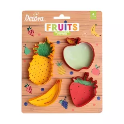 Cookie cutters "Fruit" in plastic