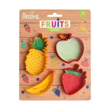 Tagliabiscotti "frutta" in plastica