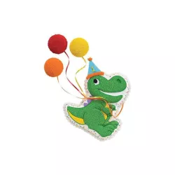 Moule à pâtisserie dinosaure, aluminium, 27.5 x 21.3 cm | Cakelicious