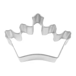 Tagliabiscotti Corona, acciaio stagnato, 9 x 6 cm