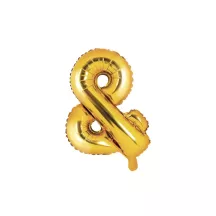 Palloncino lettera oro, e commerciale – 35 cm