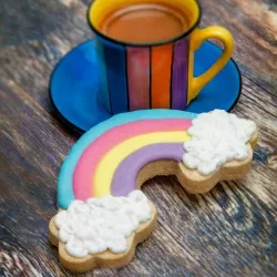 Cookie Cutter Rainbow, Polyresin, 12 x 7 cm