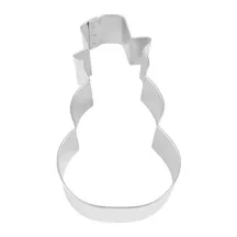 1 Emporte-pièce Bonhomme de neige en acier - 10cm