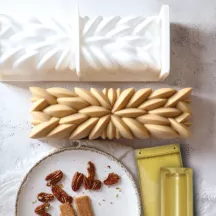 Bûche Stampi in silicone in 3 parti