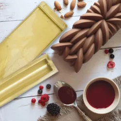 Bûche 3-part Silicone molds