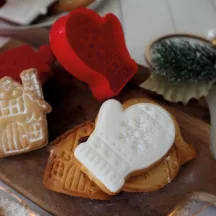 Cookie cutter set Christmas with Ejector, 2 pieces