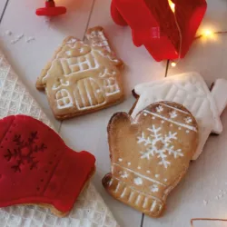 Set di tagliabiscotti Natale con Espulsore, 2 pezzi