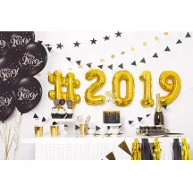 Letter balloon gold, hashtag – 35 cm