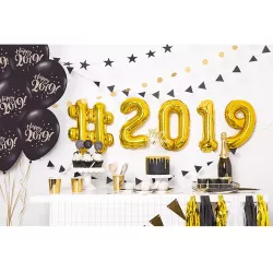 Ballon lettre doré, Hashtag – 35 cm