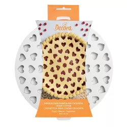 Grid punch heart, 30 cm