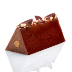 Travel cake tin triangle