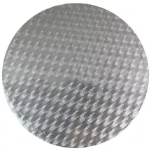Base rotonda per torta argento Ø 40,5 cm in cartone