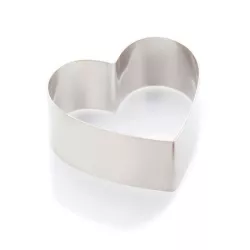 Anello per torta a cuore Ø 16 cm x 5 cm