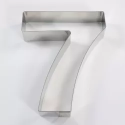 Backring Zahl 7 für Biskuit und Torten
