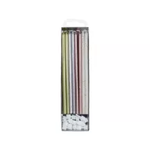 Bougies extra-longues, Mix, 16 pièces