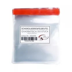 Sacchetti per tavolette di cioccolato 11 x 10,5 cm, 50 pezzi
