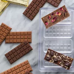 Mold for 12 mini chocolate bars - 821 12 pieces