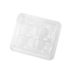 Clear box for 4 macarons