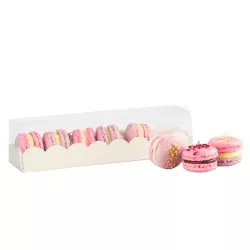 Scatola per Macaron con finestra trasparente