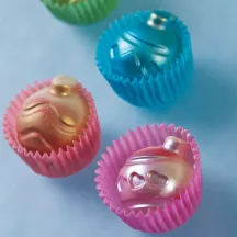 Moule à pralines en polycarbonate Boule de Noël, 30 pralines - 1343...