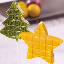 Schokoladenform für Lollipops Weihnachten, 8-fach