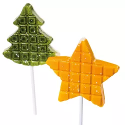 Moule à chocolat pour sucettes Noël, 8 compartiments
