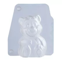 Sitting bear chocolate mold - 12.8 cm