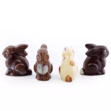 Stampo per cioccolato Coniglietto, 4 parti