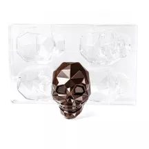 Moule à chocolat Tête de mort - lot de 2