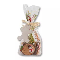 Transparent bag set Christmas, 23.5 x 14.5 cm