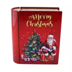 Boîte à biscuits Merry Christmas 118 x 100 x 38 mm