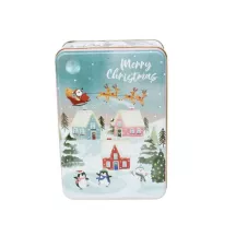 Cookie tin Merry Christmas, 190 x 136 x 65 mm