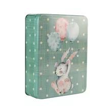 Cookie tin rabbit, 143 x 108 x 30 mm