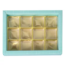Boîte de chocolats bleu clair, 2 pièces