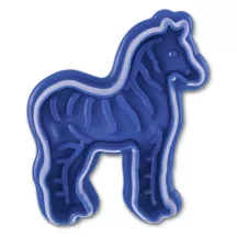Cookie cutter with zebra ejector