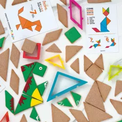 Set di tagliabiscotti puzzle creativo, 6 pezzi